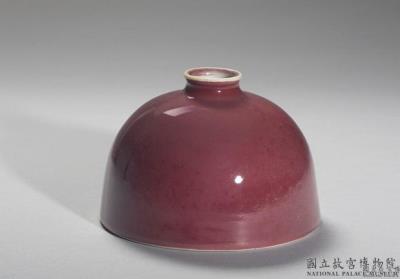 图片[2]-Flat bulbous vase with red glaze, Qing dynasty, Kangxi reign (1662-1722)-China Archive